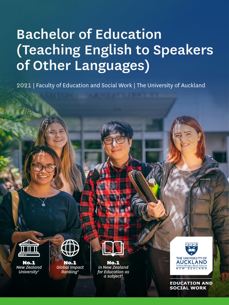 Bachelor of Education (Teaching English To Speakers of Other Languages) Descargar gratis PDF