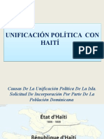 Unificación Política Con Haití
