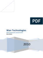 Wan Technologies: Wan Protocols and Services