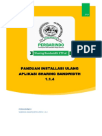 Panduan Installasi Ulang Sharing Bandwidth 1.1.4