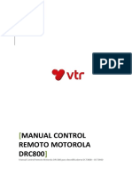 Manual Control Remoto DBOX Avanzado