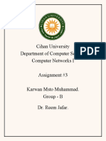 Karwan Msto (B) Assignment #3