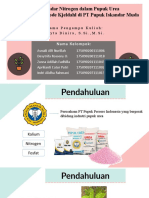 Analisis Nitrogen Pupuk Urea