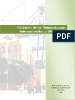 Antecedentes de La Evolución de Las Nomenclaturas Internacionales de Mercancías