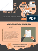 Contratos Sujetos A La Modalidad - Laboral