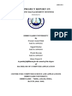 A Project Report On: Alumni Management System