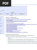 Informatica Repository Manager