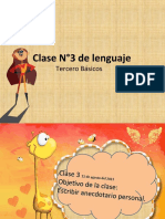 Clase 3 Lenguaje 3ro