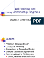 Conceptual Modeling and Entity-Relationship Diagrams: Chapter 3: Elmasri/Navathe