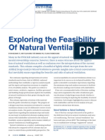 Exploring The Feasibility of Natural Ventilation: Sustainability