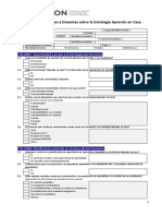 Ficha de Monitoreo A Docentes Sobre La Estrategia Aprendo en Casa-Adaptado de SIMON 3.0