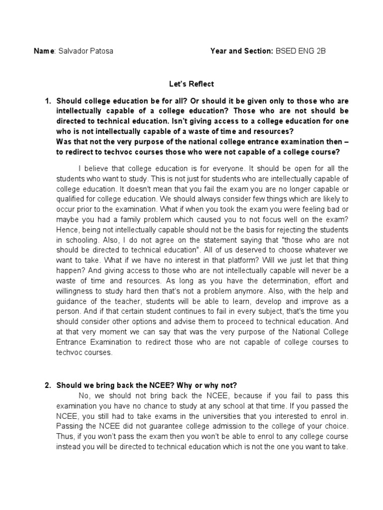 Lets Reflect | PDF