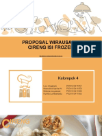 Proposal Wirausaha Cireng Isi Frozen - Kel 4