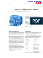 Process Performance IE3 Aluminum Motors, 50/60 HZ: The Product Range For Global Customers