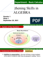 Strengthening Skills in Algebra: Dicnhs:Math Department - Basic Calculus