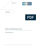 2021 EU-Wide Stress Test Methodological Note