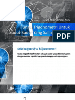 Fungsi Trigonometri Untuk Sudut-Sudut Yang Saling Berelasi