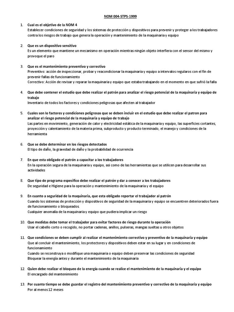 Guia NOM 004 | PDF | Riesgo
