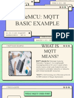 Nodemcu: MQTT Basic Example: // APRIL 2021