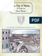 The City of Valoria:: A Guide For Game Masters