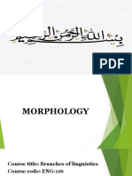 MORPHOLOGY PPT