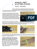 Manual Fret Slotting System: Part#: SPFSNIN