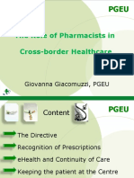 5th European Patients' Rights Day - Giovanna Giacomuzzi, Pharmaceutical Group of The European Union
