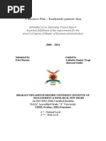 Download Business plan on garment shop by rahulrevalia SN52823965 doc pdf