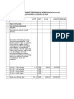 Bill of Quantities for Bituminous Road Work at Suzlon Generators