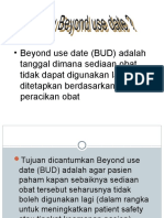 Beyond Use Date (Bud)