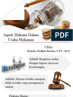 Aspek Hukum Dalam Usaha Makanan Ilzamha Rusdan.pptx