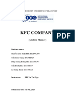 KFC Company: (Modern Manner)