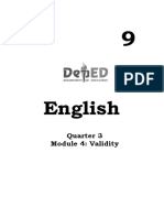 English 9 q3 - M4-Validity