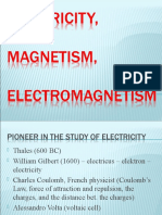 Electricity Magnetism and Electromagnetism