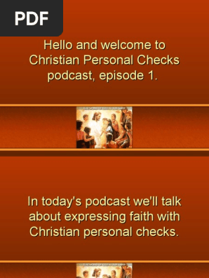 Christian Personal Checks