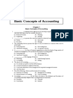 Basic Concepts of Accounting