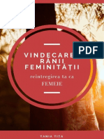 Ebook - Vindecarea Ranii Feminitatii - Tania Tita