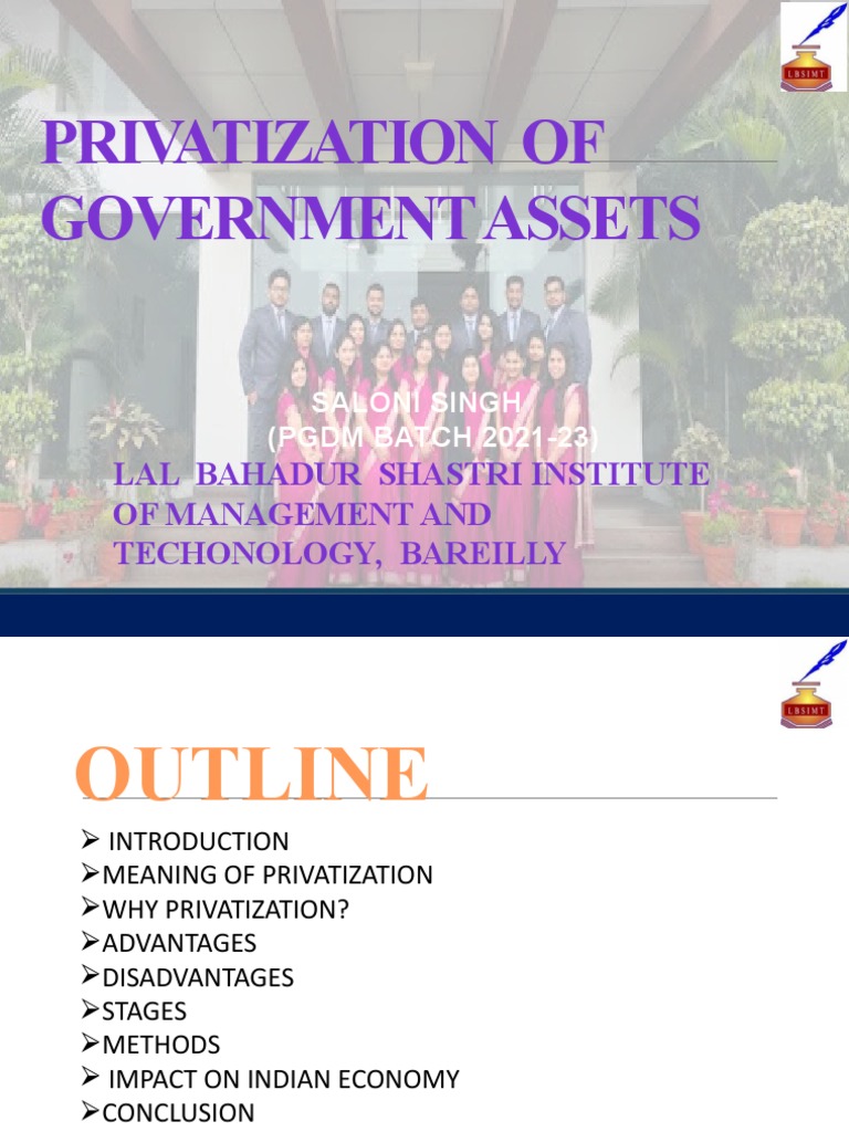 Understanding Government Asset Privatization | PDF | Privatization | Policy
