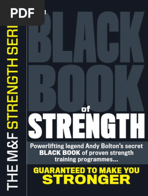 The Black Book of Strength - Andy Bolton