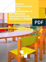Programa Psicoeducativo Postemerxencia en Centros Educativos Infantil e Primaria Version Castelan