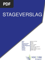 Voorbeeld Stageverslag Pdf