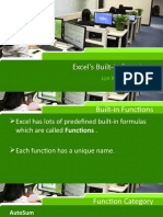Excel's Built-In Functions