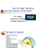 Introduction To Plate Tectonics and The Interior of Earth