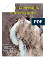 A Study of Fluvial Geomorphology Aspects of Hydraulic Design