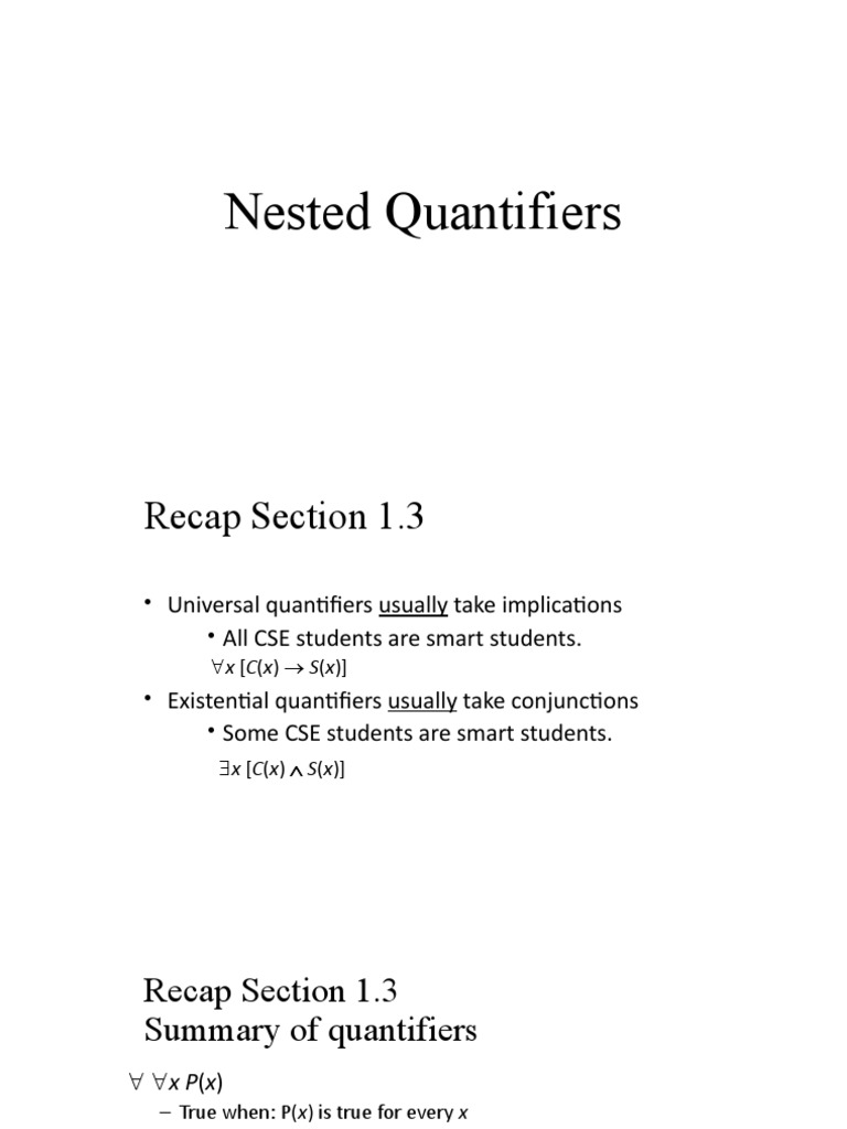 Nested quantifiers explained pdf metalogic mathematics