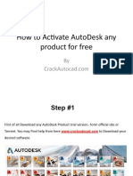 How To Activate AutoDesk Any Product For Free