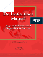 Do Institutions Matter
