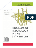 Problems of Psychology in The 21st Century, Vol. 14, No. 2, 2020