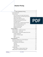 Sales and Distribution Pricing