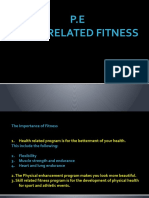 P.E Skill Related Fitness